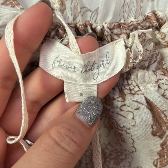 Anthropologie off the shoulder ruffle top size S - Picture 7 of 10